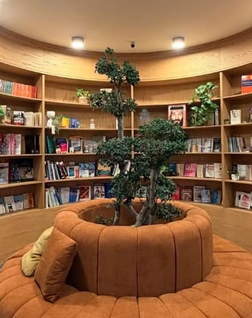 Library bookshelf space